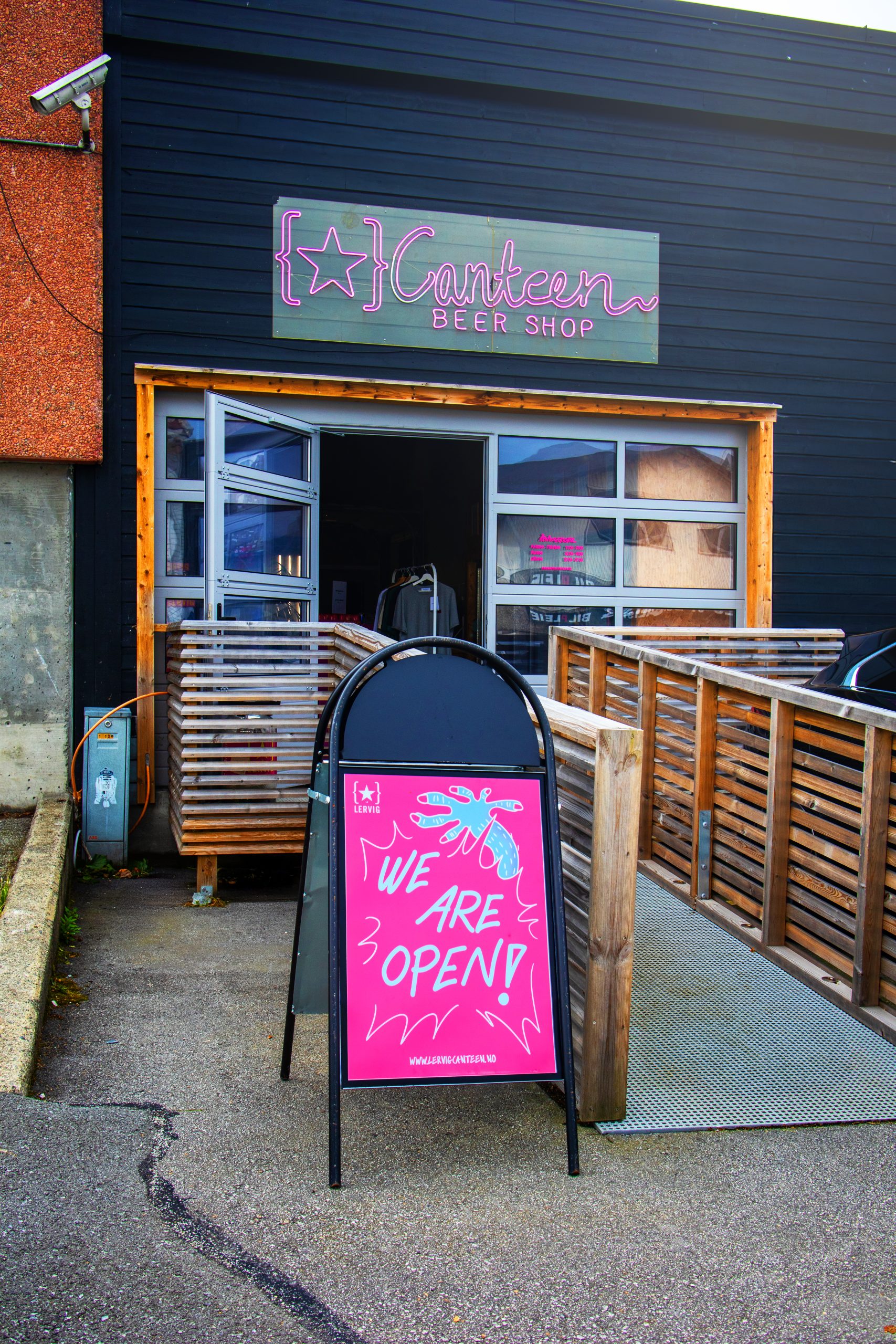Lervig Canteen Inngang